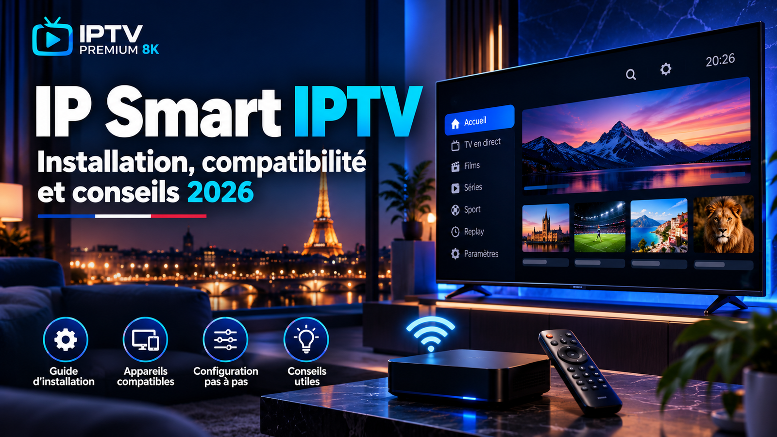 IP Smart IPTV : guide d’installation et de compatibilité 2026