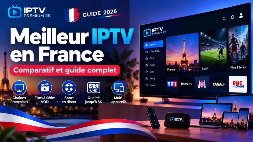Meilleur IPTV en France : guide comparatif 2026 pour comparer les services, appareils et qualités d’image
